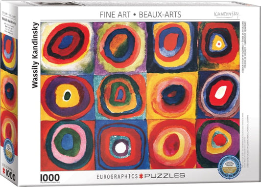 EUROGRAPHICS Colour Study of Squares by Wassily Kandinsky 1000-Piece Puzzle