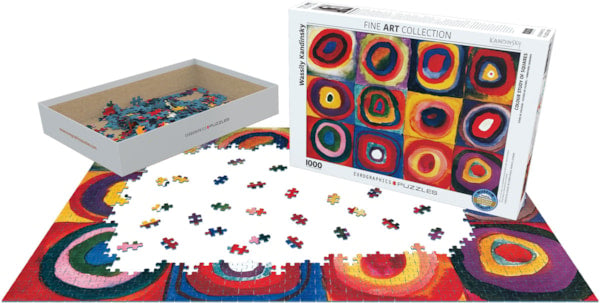 EUROGRAPHICS Colour Study of Squares by Wassily Kandinsky 1000-Piece Puzzle