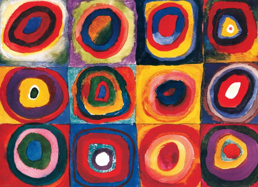 EUROGRAPHICS Colour Study of Squares by Wassily Kandinsky 1000-Piece Puzzle