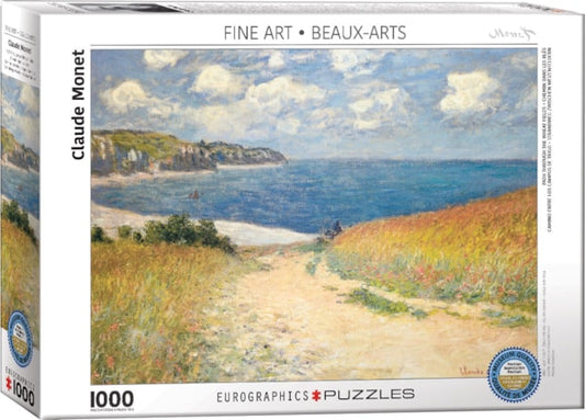 Eurographics Path through the Wheat Fields by Claude Monet 1000-Piece Puzzle