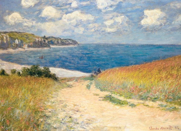 Eurographics Path through the Wheat Fields by Claude Monet 1000-Piece Puzzle