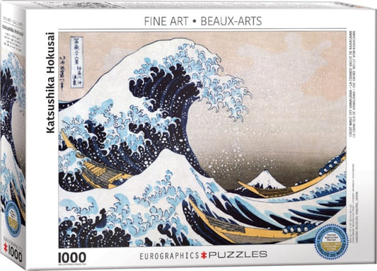 Eurographics Great Wave of Kanagawa by Katsushika Hokusai 1000-Piece Puzzle