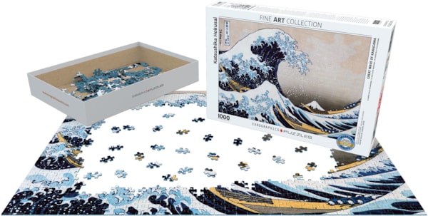 Eurographics Great Wave of Kanagawa by Katsushika Hokusai 1000-Piece Puzzle