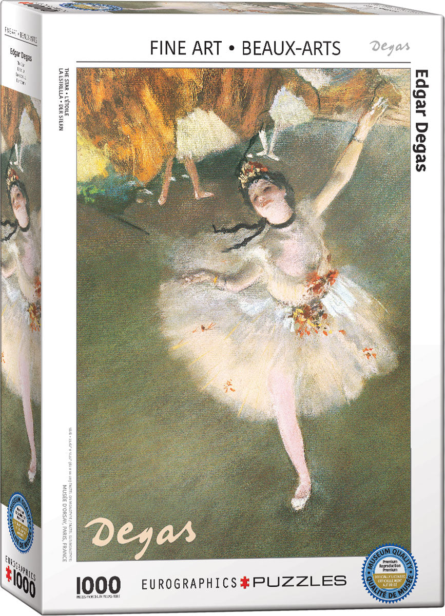 EUROGRAPHICS The Star by Edgar Degas 1000-Piece Puzzle
