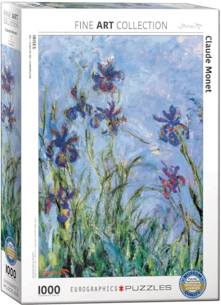 Eurographics Irises (Detail) by Claude Monet 1000-Piece Puzzle