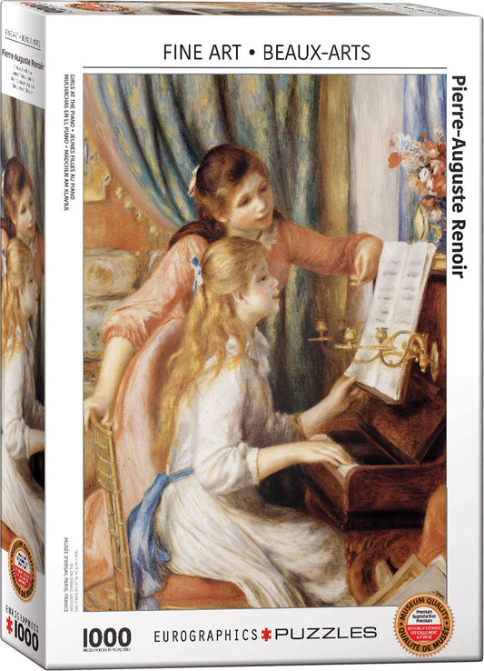 EUROGRAPHICS Girls at the Piano by Pierre-Auguste Renoir 1000-Piece Puzzle