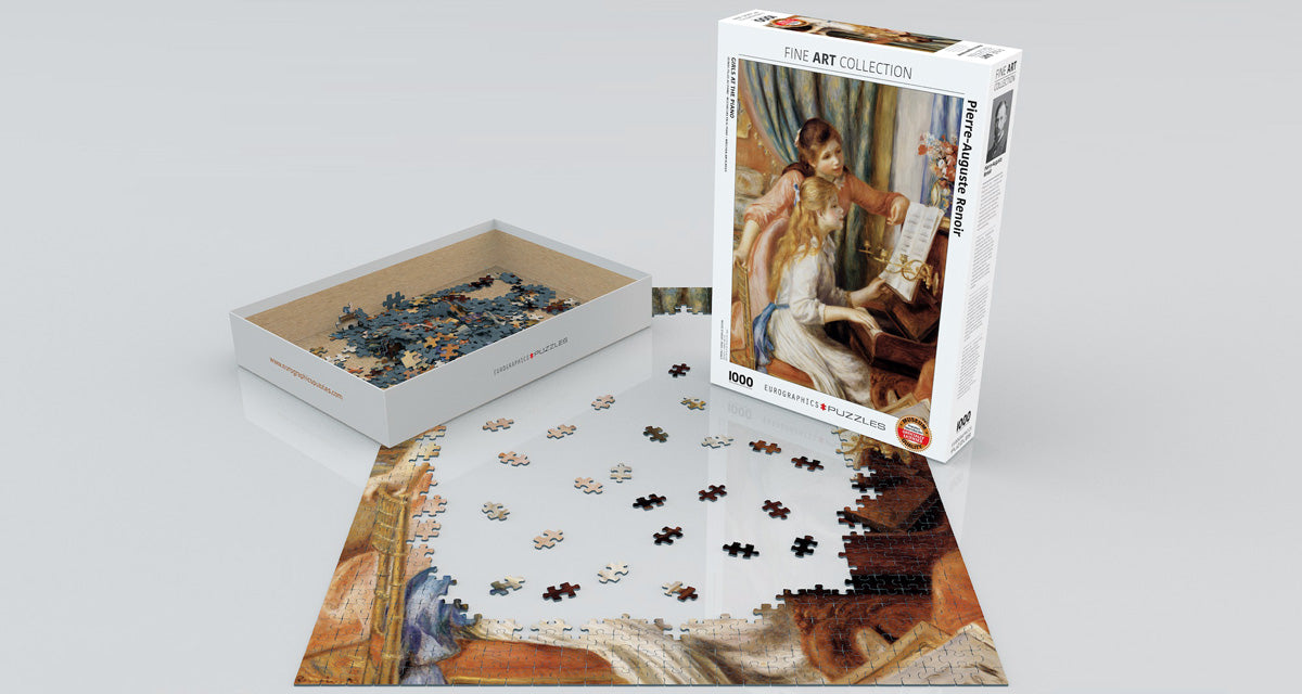 EUROGRAPHICS Girls at the Piano by Pierre-Auguste Renoir 1000-Piece Puzzle