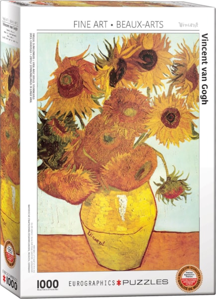 Eurographics Twelve Sunflowers by Vincent van Gogh 1000-Piece Puzzle