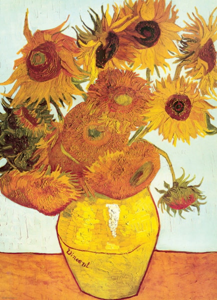 Eurographics Twelve Sunflowers by Vincent van Gogh 1000-Piece Puzzle