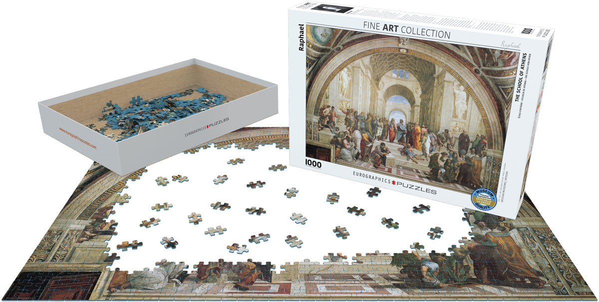 Eurographics School of Athens by Raphael 1000-Piece Puzzle