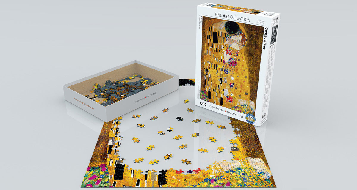 Eurographics The Kiss 1000-Piece Puzzle