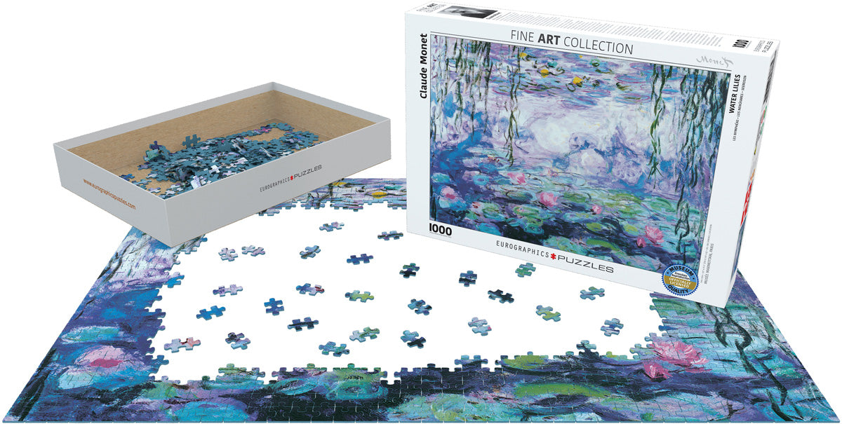 Eurographics Water lilies by Claude Monet 1000-Piece Puzzle