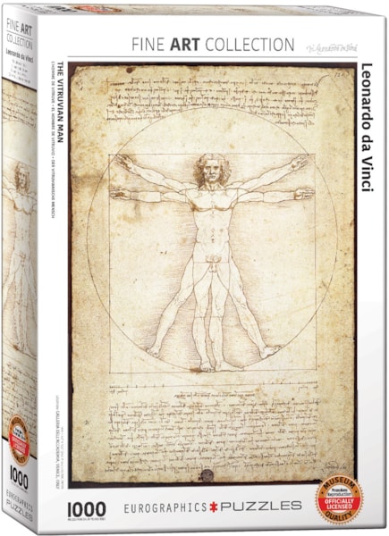 Eurographics The Vitruvian Man by Leonardo da Vinci 1000-Piece Puzzle