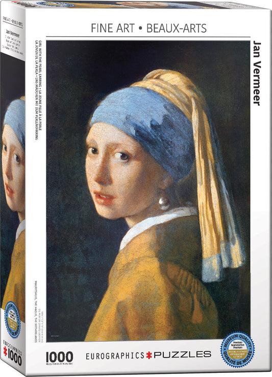 Eurographics Girl with the Pearl Earring by Jan Vermeer de Delft 1000-Piece Puzzle