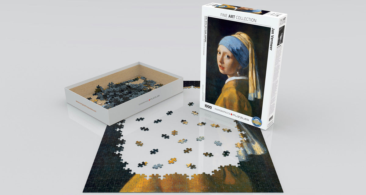 Eurographics Girl with the Pearl Earring by Jan Vermeer de Delft 1000-Piece Puzzle