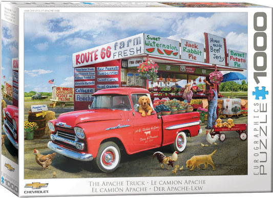 Eurographics Chevrolet The Apache Truck by Greg Giordano 1000-Piece Puzzle