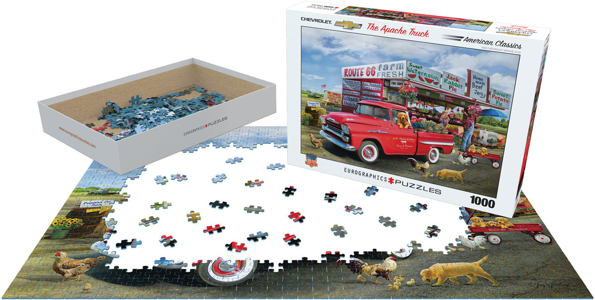 Eurographics Chevrolet The Apache Truck by Greg Giordano 1000-Piece Puzzle