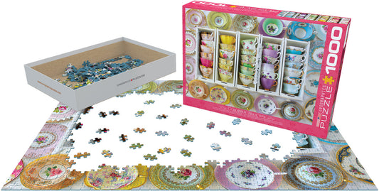 Eurographics Colorful Tea Cups 1000-Piece Puzzle