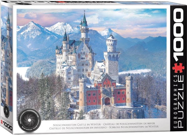 EUROGRAPHICS, Neuschwanstein Castle in Winter 1000-Piece Puzzle