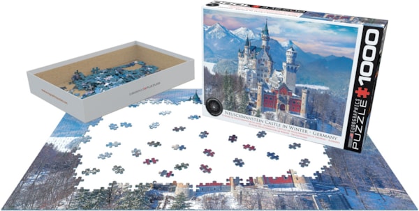 EUROGRAPHICS, Neuschwanstein Castle in Winter 1000-Piece Puzzle