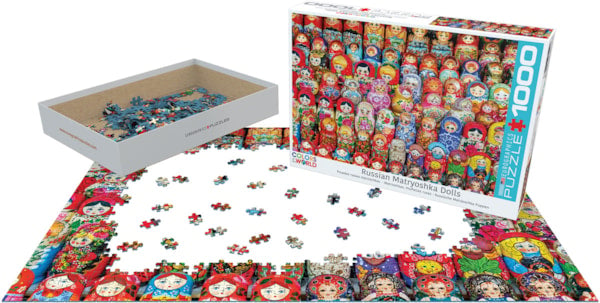 EUROGRAPHICS Russian Matryoshka Dolls  1000 piece Puzzle.