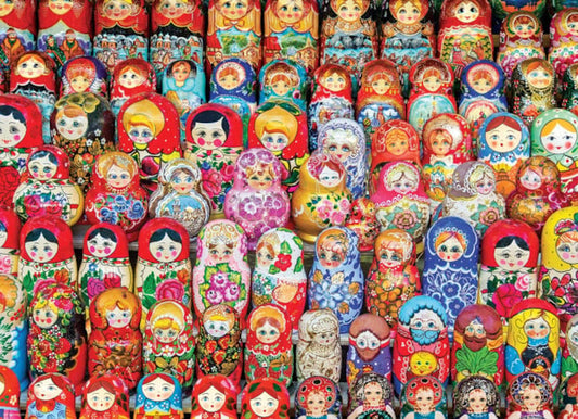 EUROGRAPHICS Russian Matryoshka Dolls  1000 piece Puzzle.