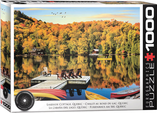 Eurographics Lakeside Cottage, Quebec 1000-Piece Puzzle