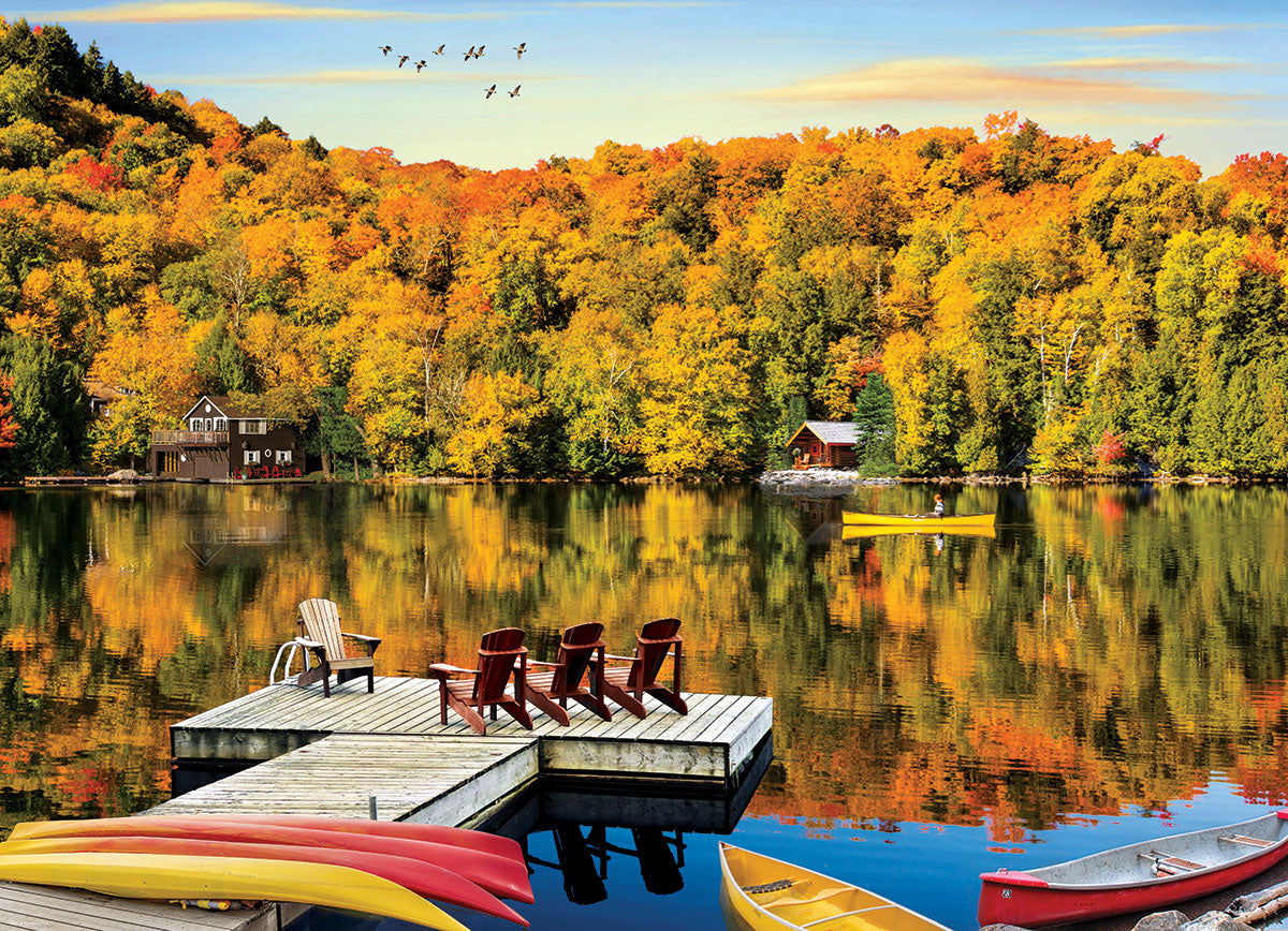 Eurographics Lakeside Cottage, Quebec 1000-Piece Puzzle