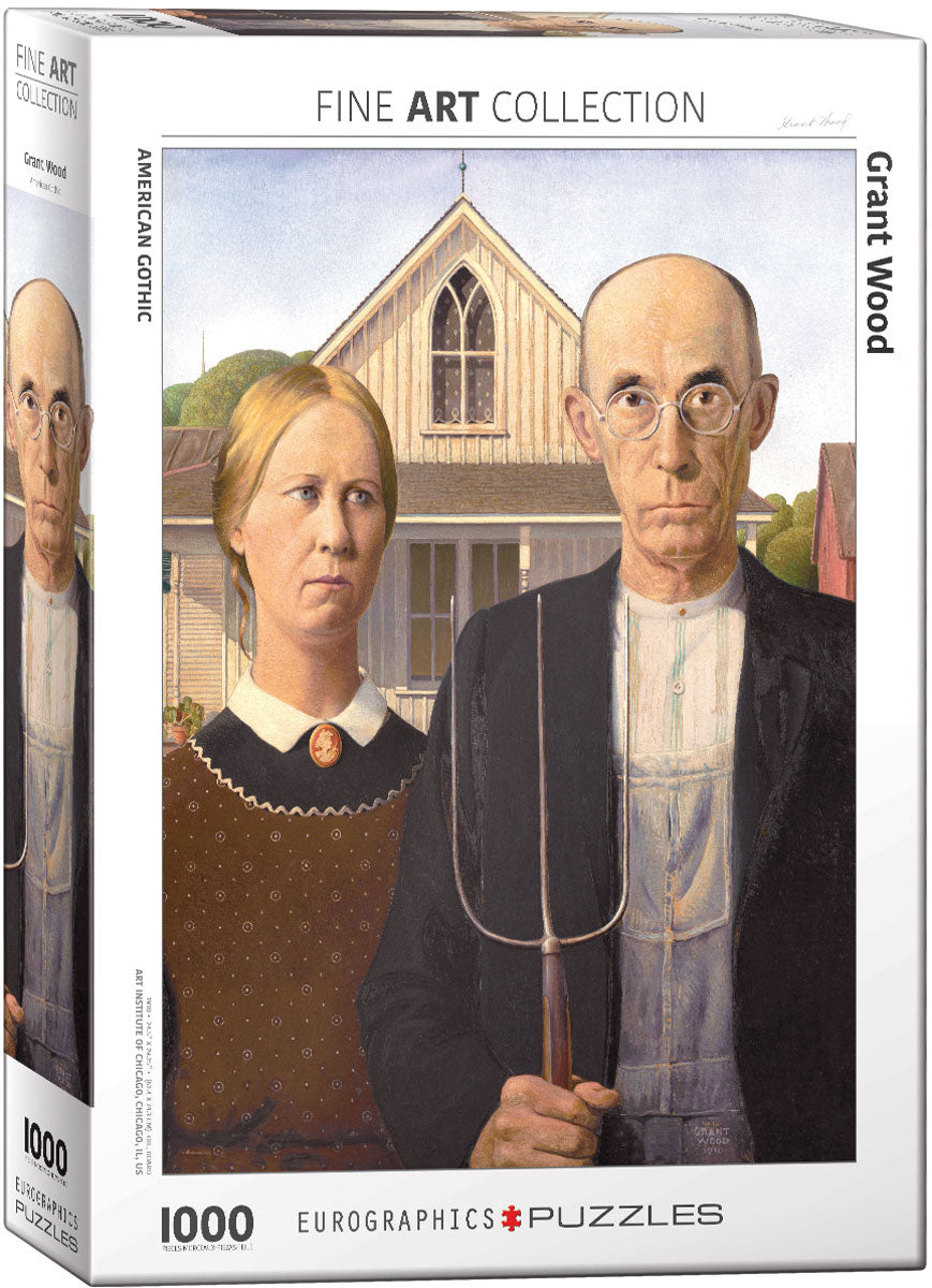 EUROGRAPHICS American Gothic 1000-Piece Puzzle