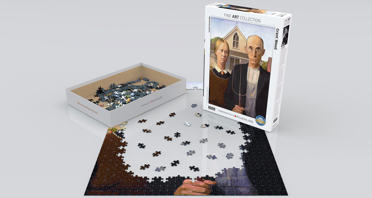 EUROGRAPHICS American Gothic 1000-Piece Puzzle