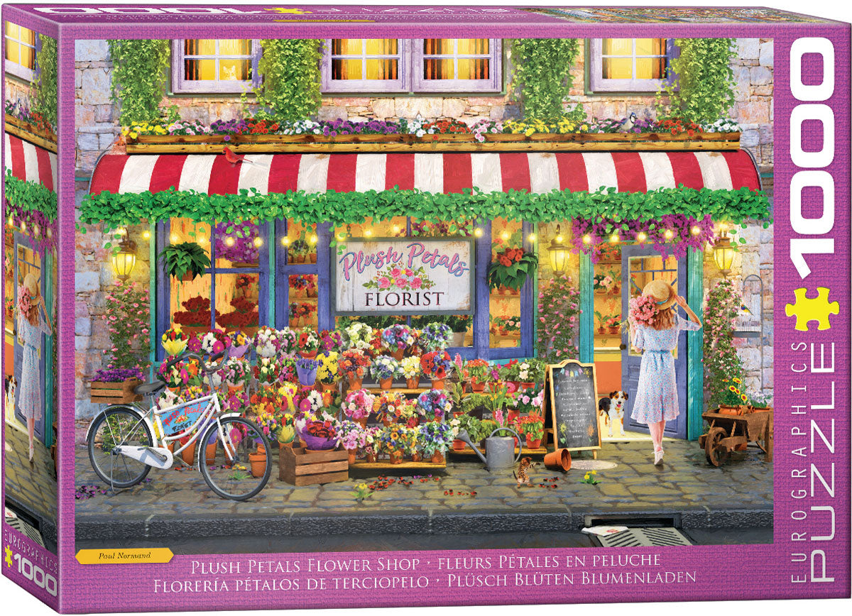 Eurographics Plush Petals Florist 1000-Piece Puzzle