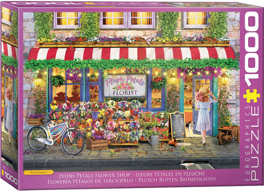 Eurographics Plush Petals Florist 1000-Piece Puzzle