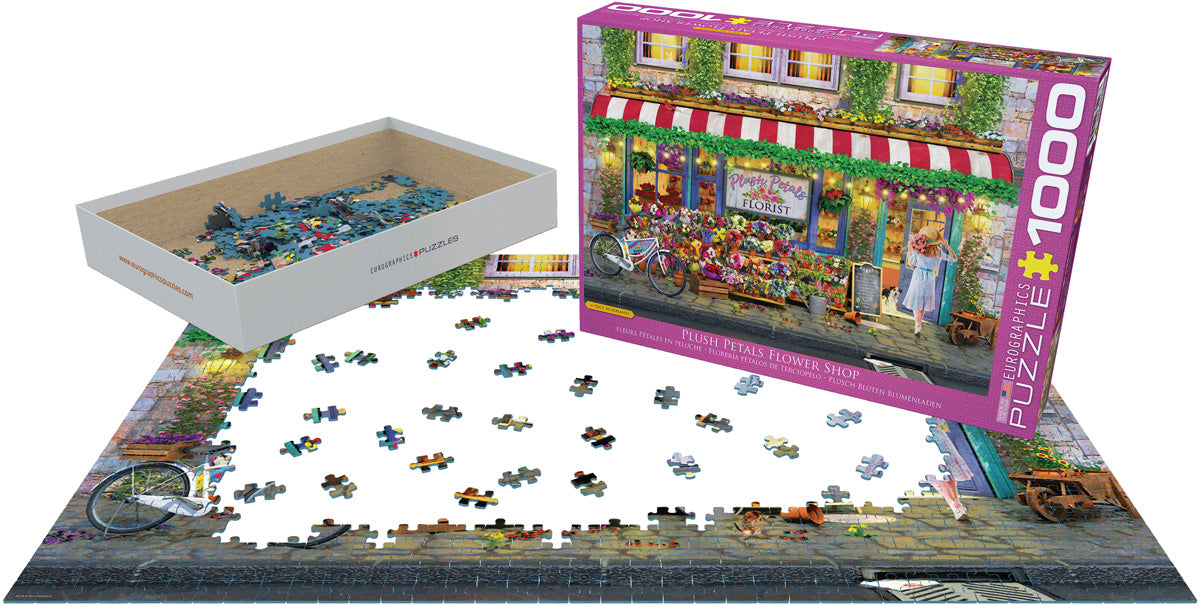 Eurographics Plush Petals Florist 1000-Piece Puzzle