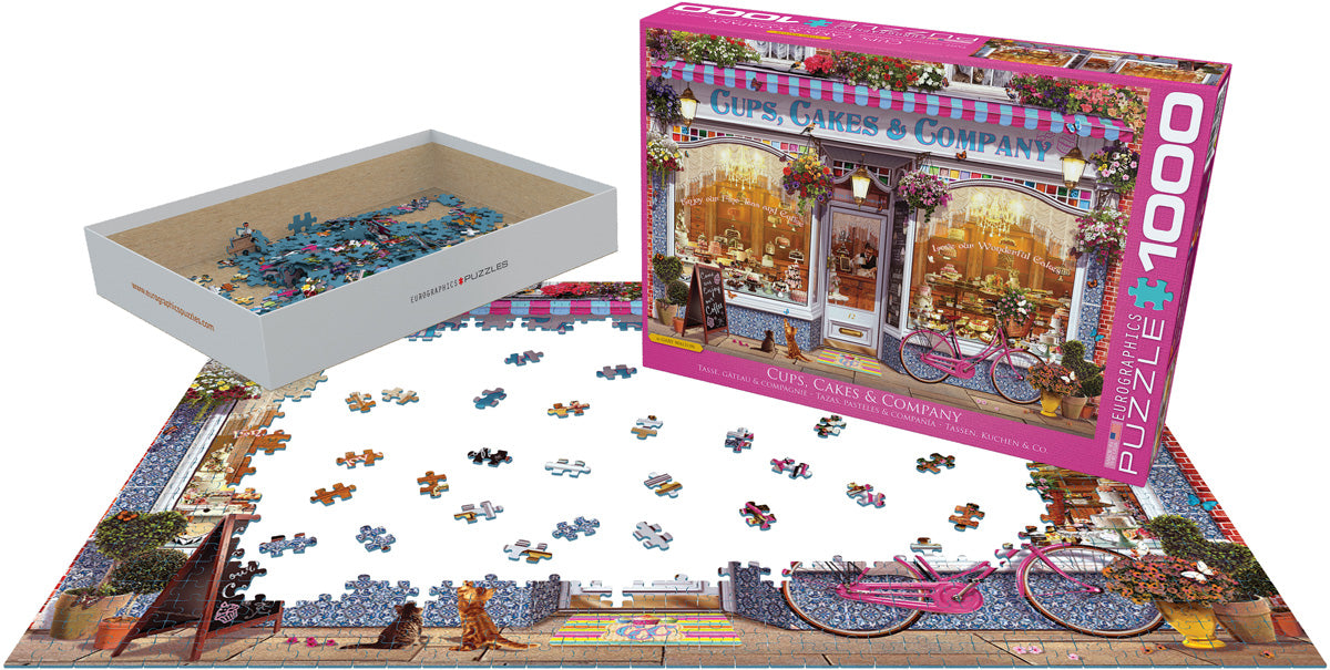 Eurographics Cups, Cakes & Company 1000-Piece Puzzle