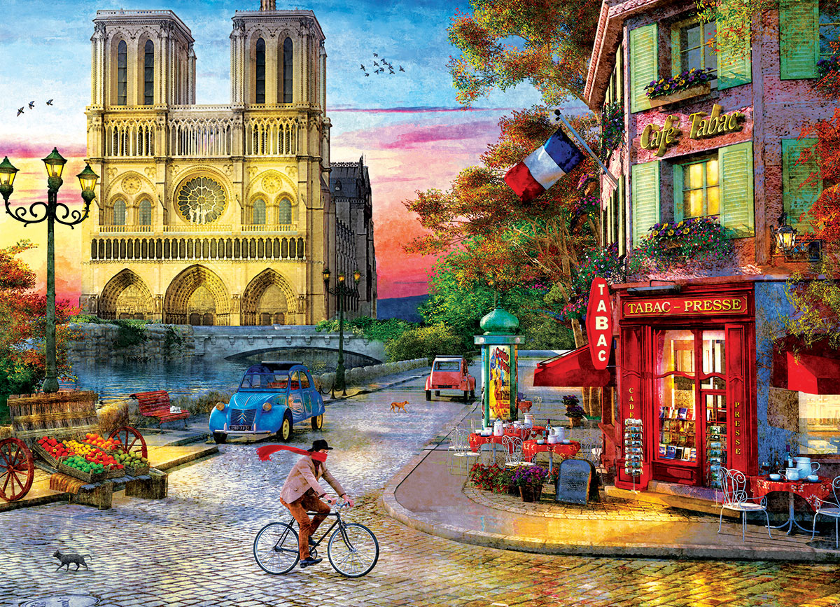 Eurographics Notre Dame Sunset 1000 piece Puzzle
