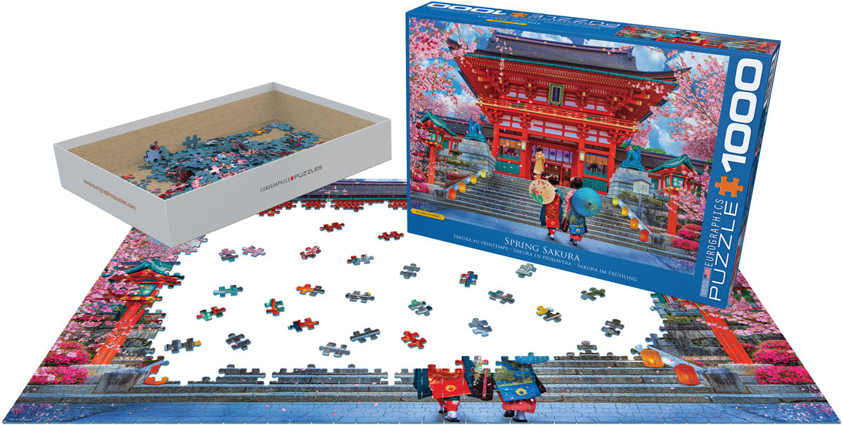 Eurographics Spring Sakura 1000-Piece Puzzle