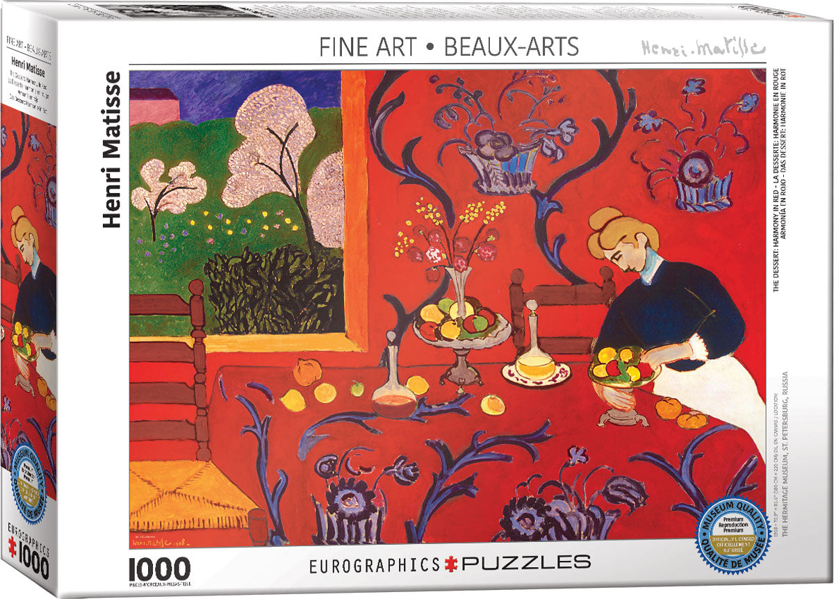 Eurographics The Dessert: Harmony in Red 1000-Piece Puzzle