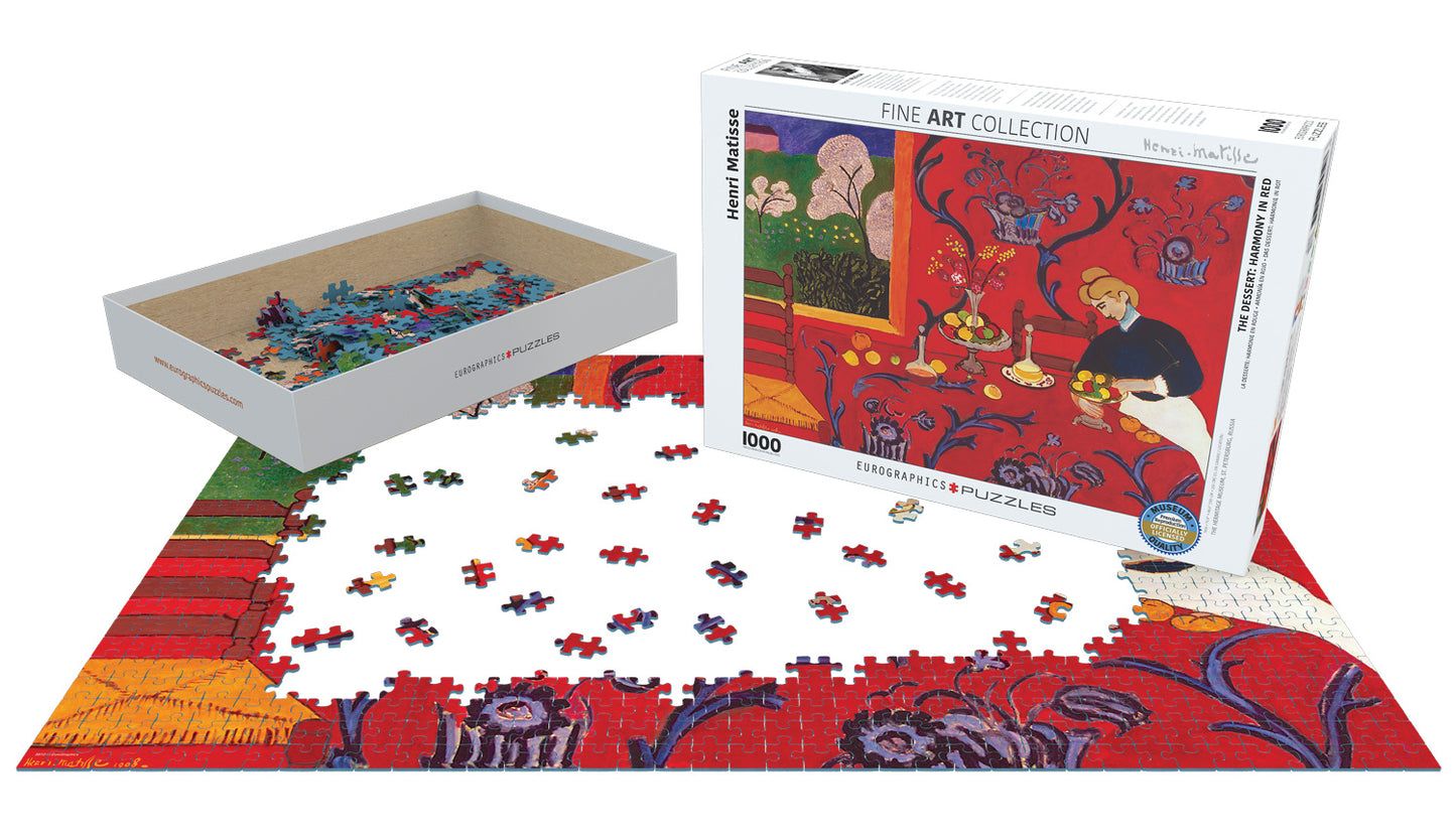Eurographics The Dessert: Harmony in Red 1000-Piece Puzzle