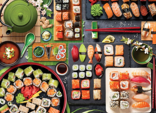 EUROGRAPHICS Sushi Table 1000-Piece Puzzle