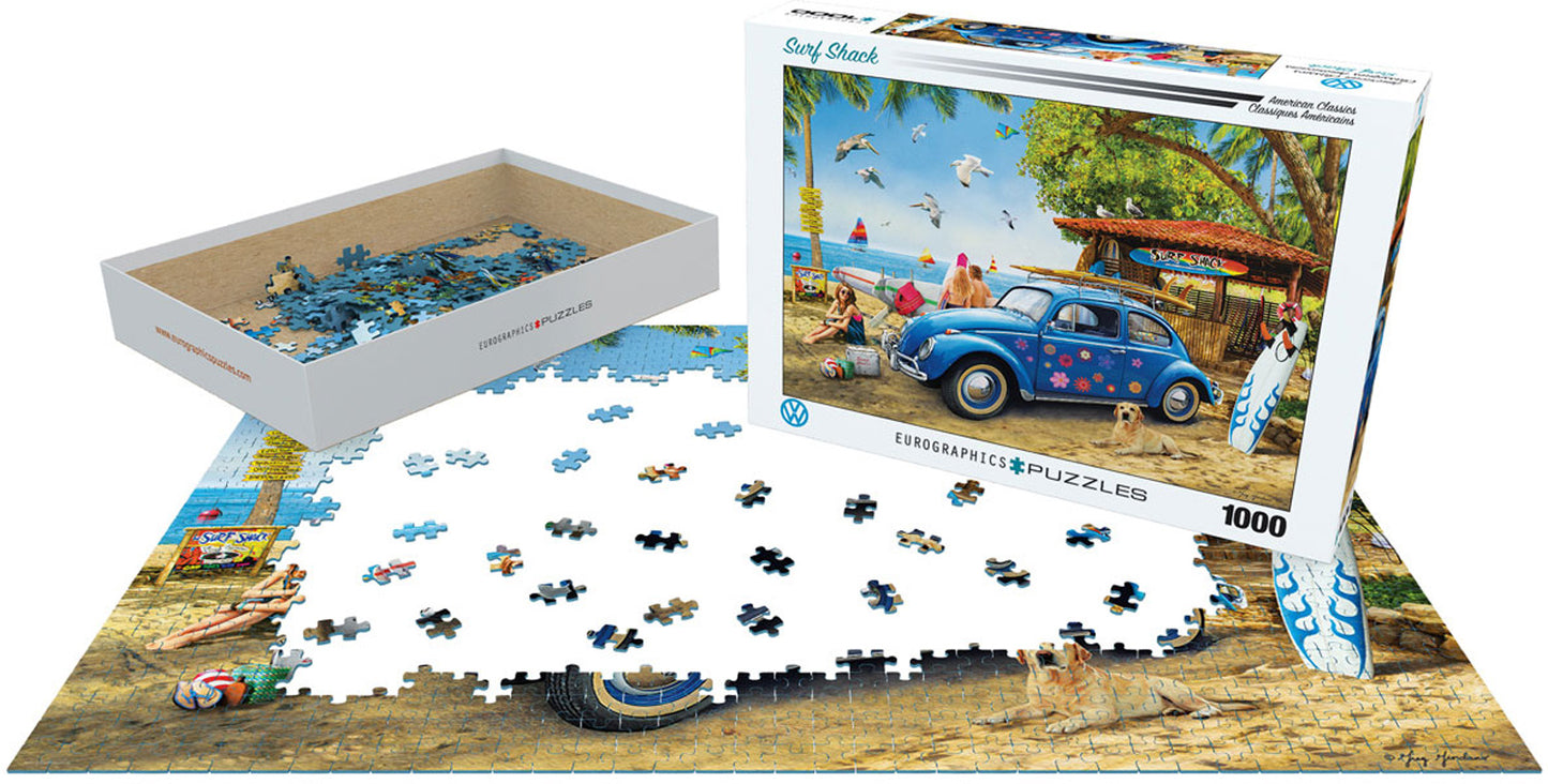 Eurographics Surf Shack 1000-Piece Puzzle