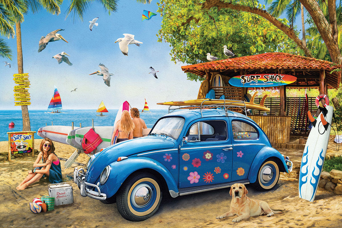 Eurographics Surf Shack 1000-Piece Puzzle