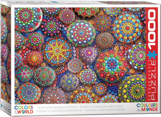 Eurographics Meditative Mandala Stones 1000-Piece Puzzle