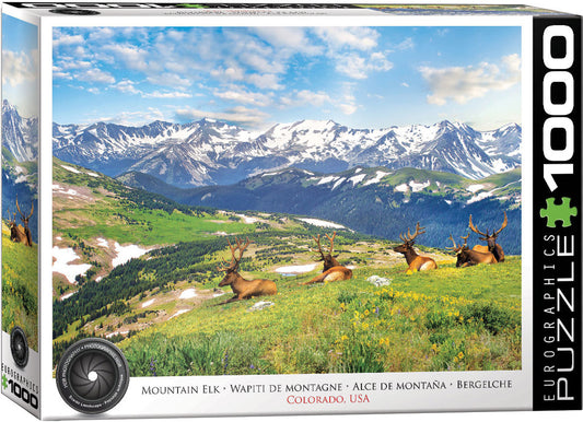 Eurographics Mountain Elks 1000-Piece Puzzle