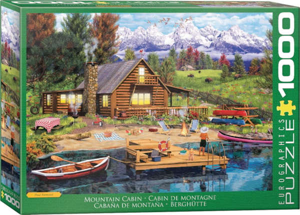 Eurographics Mountain Cabin 1000-piece Puzzle