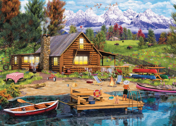 Eurographics Mountain Cabin 1000-piece Puzzle