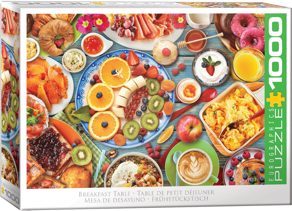 Eurographics Breakfast Table 1000-piece Puzzle