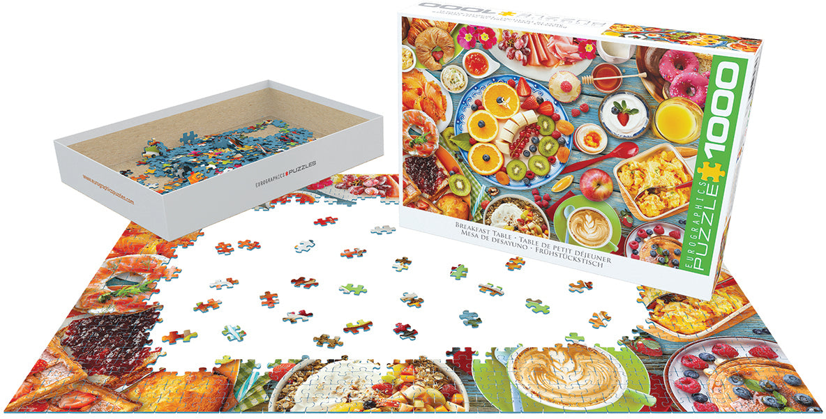 Eurographics Breakfast Table 1000-piece Puzzle