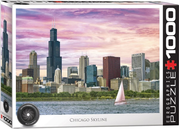 EUROGRAPHICS,  Chicago Skyline 1000-Piece Puzzle