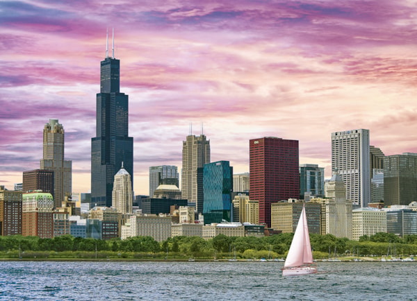 EUROGRAPHICS,  Chicago Skyline 1000-Piece Puzzle