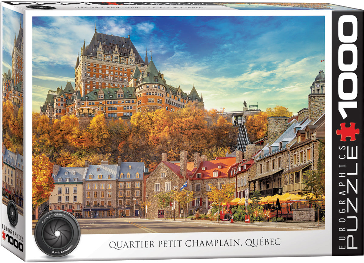 Eurographics Quartier Petit Champlain, Québec 1000-Piece Puzzle